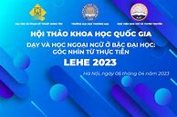 Thư Mời Hội Thảo Khoa Học 2023